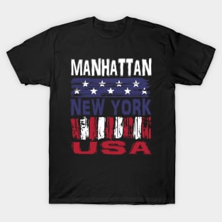 Manhattan New York USA T-Shirt T-Shirt